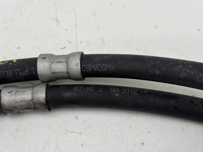 2011-2013 BMW X5 Power Steering Cooler Return Line Hose Pipe OEM