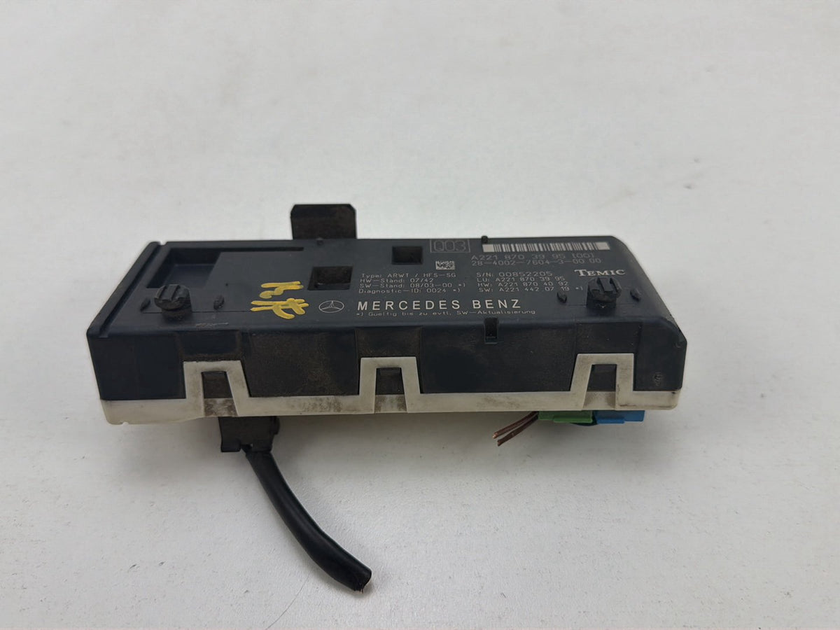 2007-2013 Mercedes-Benz S-Class W221 Trunk Release Remote Control Module OEM