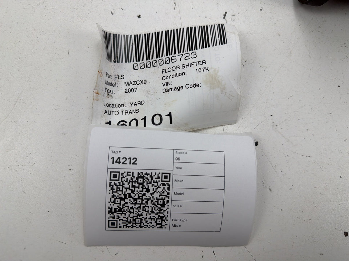 2007-2012 Mazda CX-9 Transmission Shift Gear Shifter Lever TD1146100 OEM