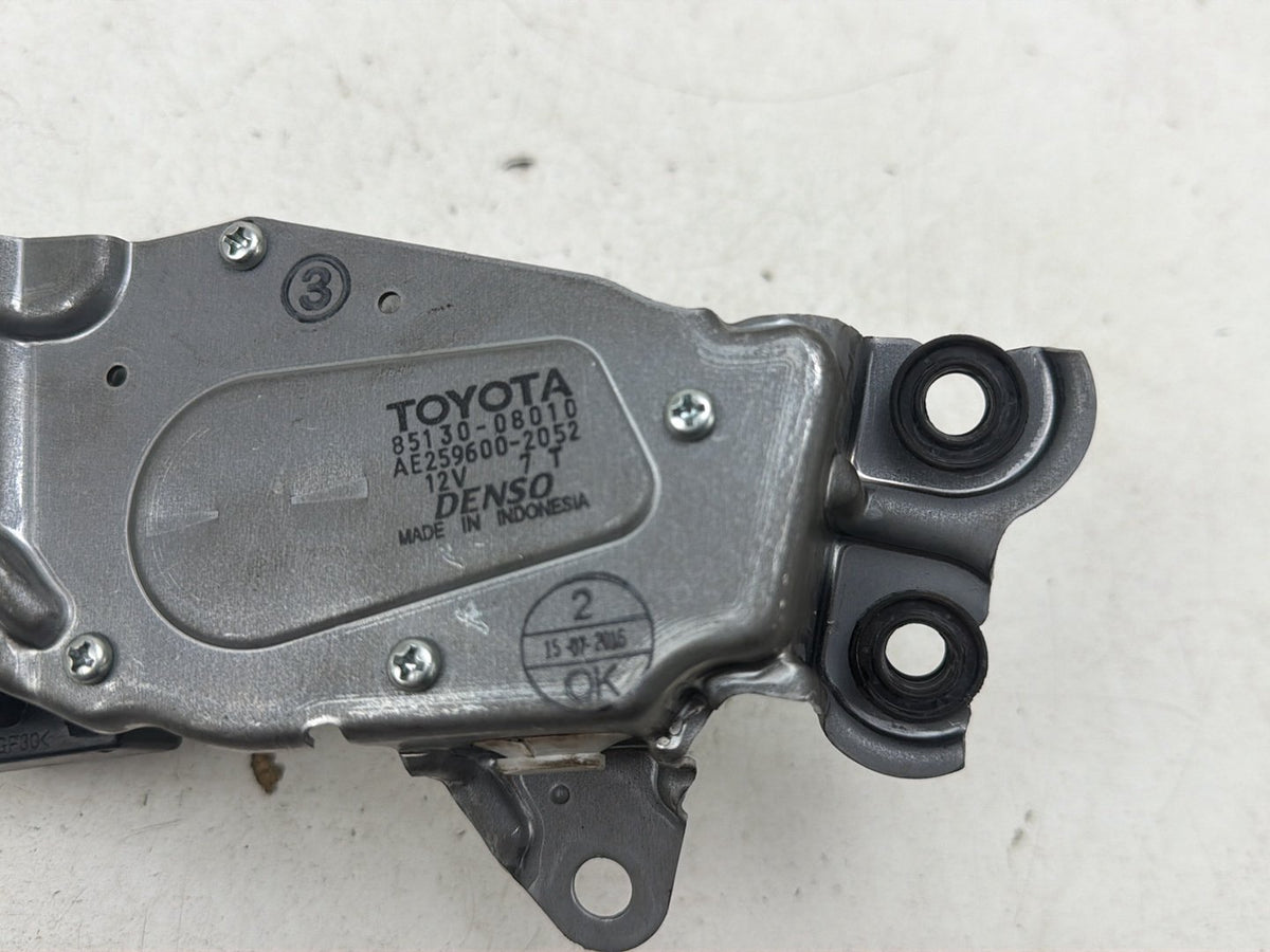 2017-2018 Toyota Sienna L30 - Rear Window Wiper Motor 85130-08010 OEM