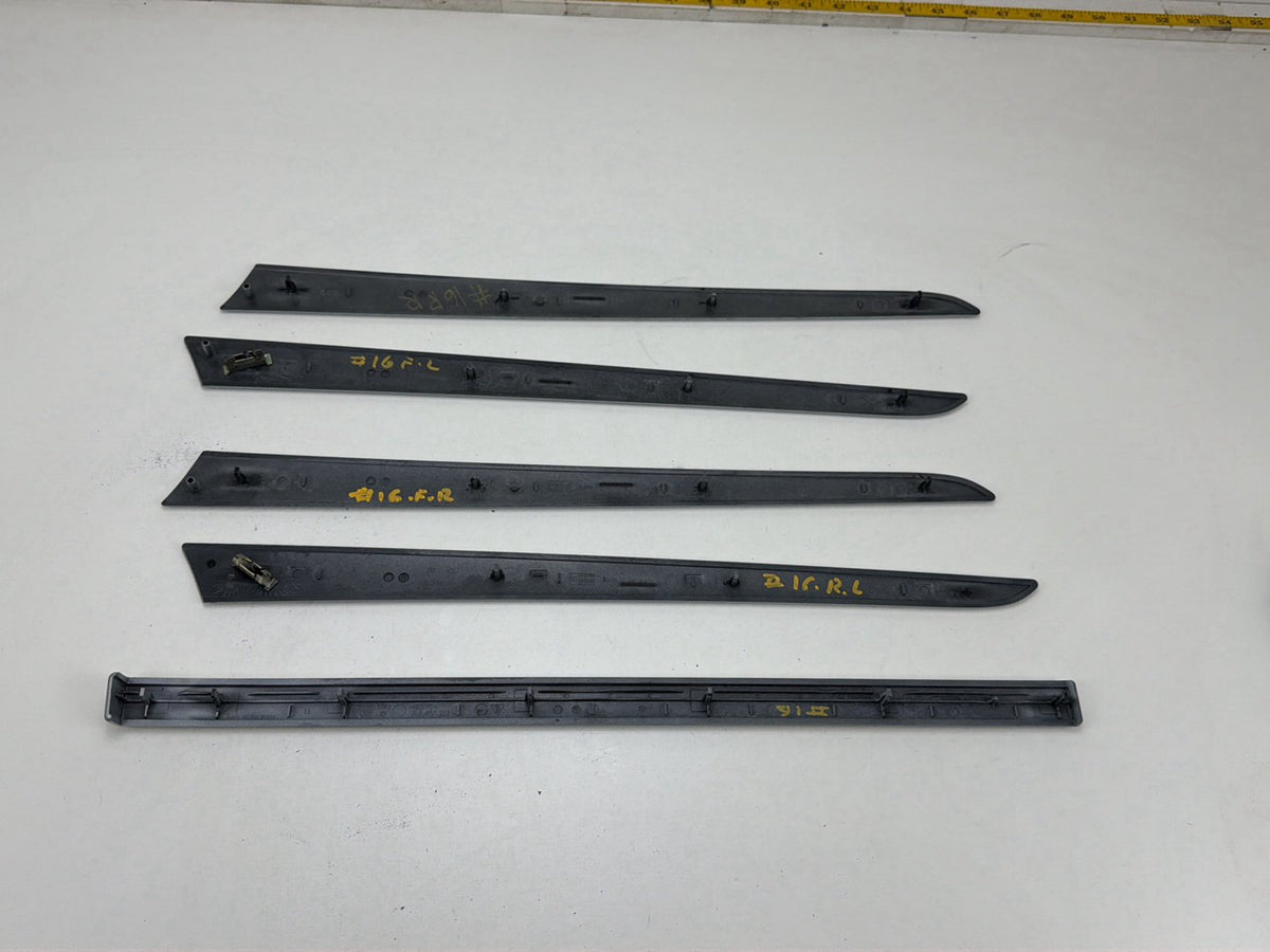 2003-2006 Porsche Cayenne Dashboard Door Panel Cover Strips Trim 7L5857222 OEM