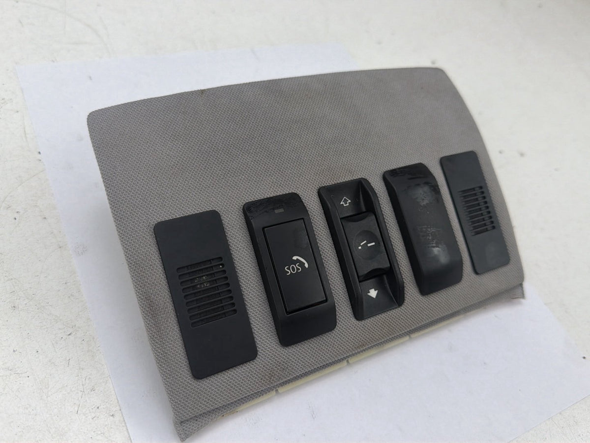 2008-2010 BMW 528i E60 Overhead Console Sunroof Control Switch Panel 7125072 OEM