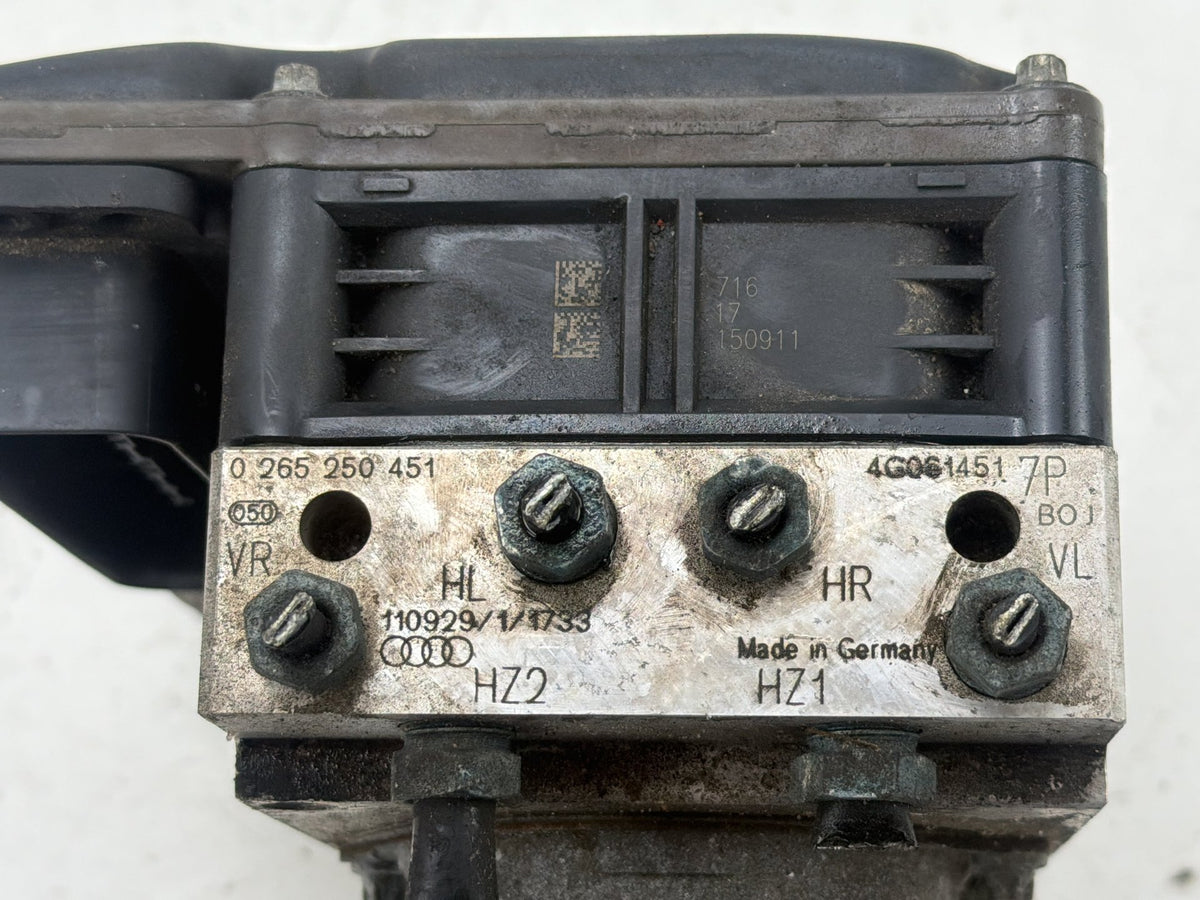 2012-2018 Audi A7 ABS Anti-Lock Brake Pump Modulator Actuator 4G0614517P OEM