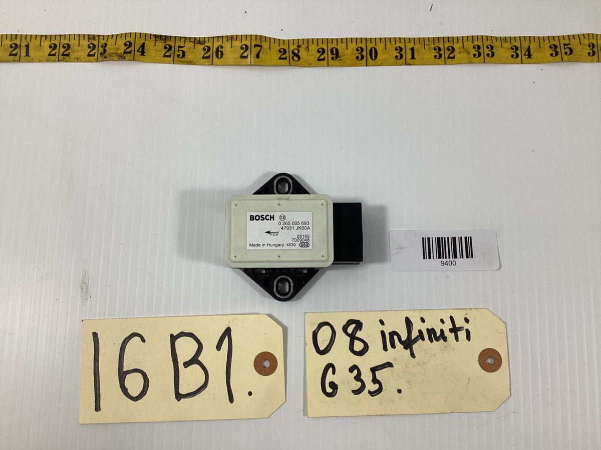2007-2013 Infiniti G35 G37 Yaw Rate Speed Rate Sensor Module 47931 JK00A OEM.