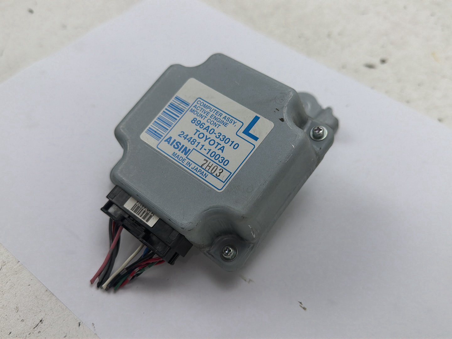 2007-2009 Lexus ES350 Active Engine Mount Control Computer Module Unit OEM