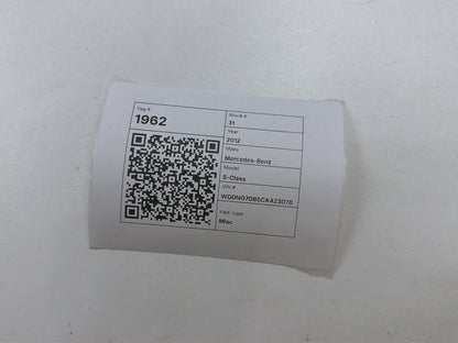 2007-2013 Mercedes-Benz S-Class 550 W221 Heater/AC Controls PN: A2218704192 OEM