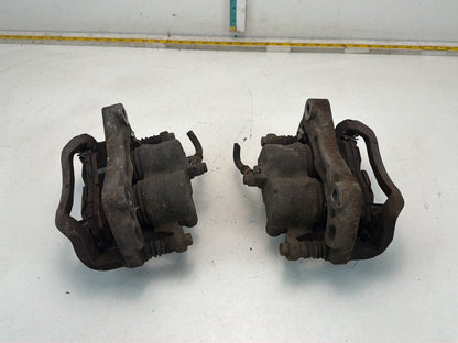 2009-2013 Infiniti G37 Front Dual Piston Brake Calipers w/ Brackets Pair OEM