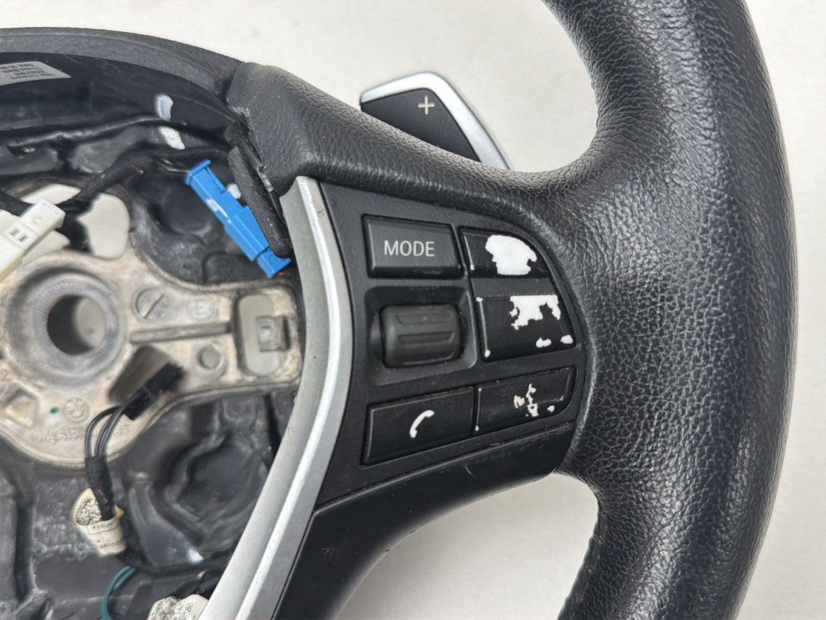 2014-2016 BMW 428i F32 Steering Wheel w/ Paddle Shifters 9218379 OEM