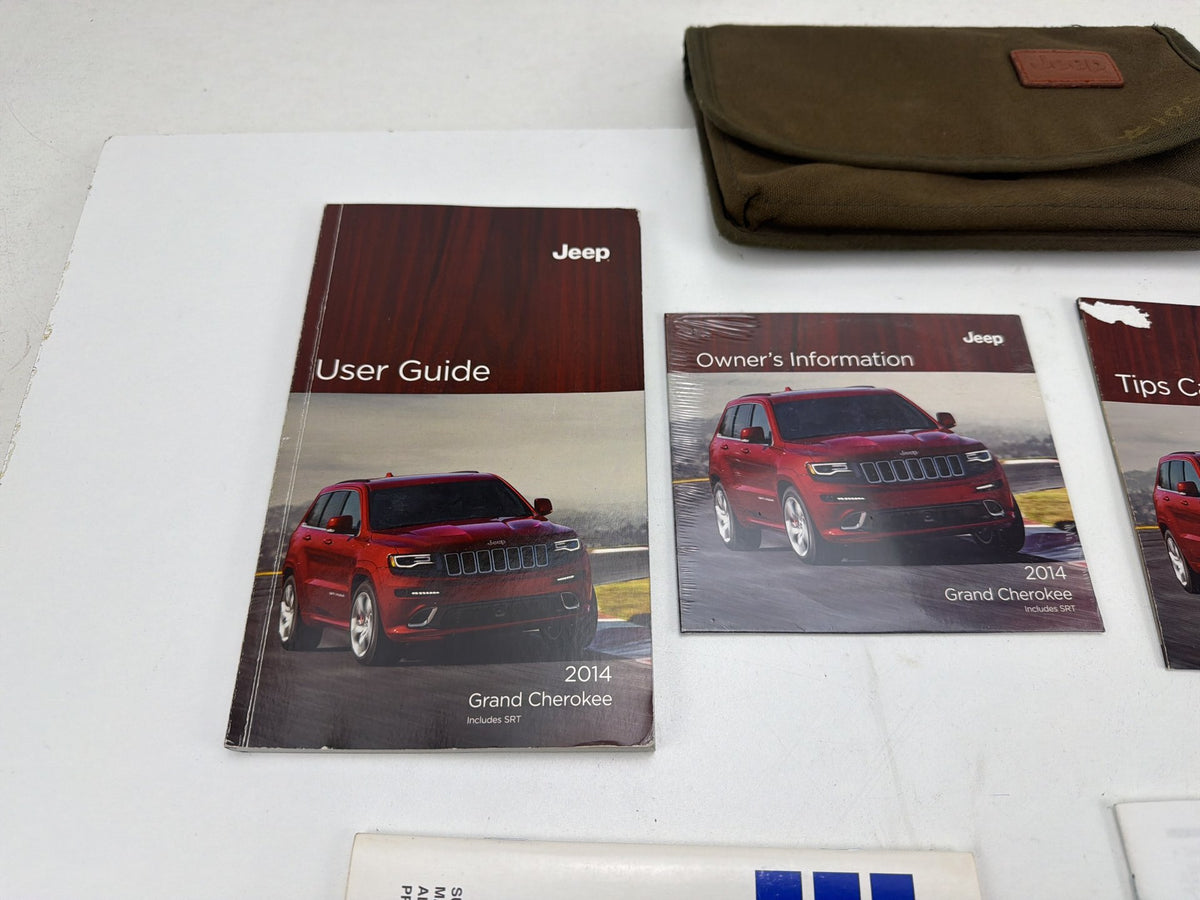 2014 Jeep Grand Cherokee Owners Manual Set User Guide Case OEM