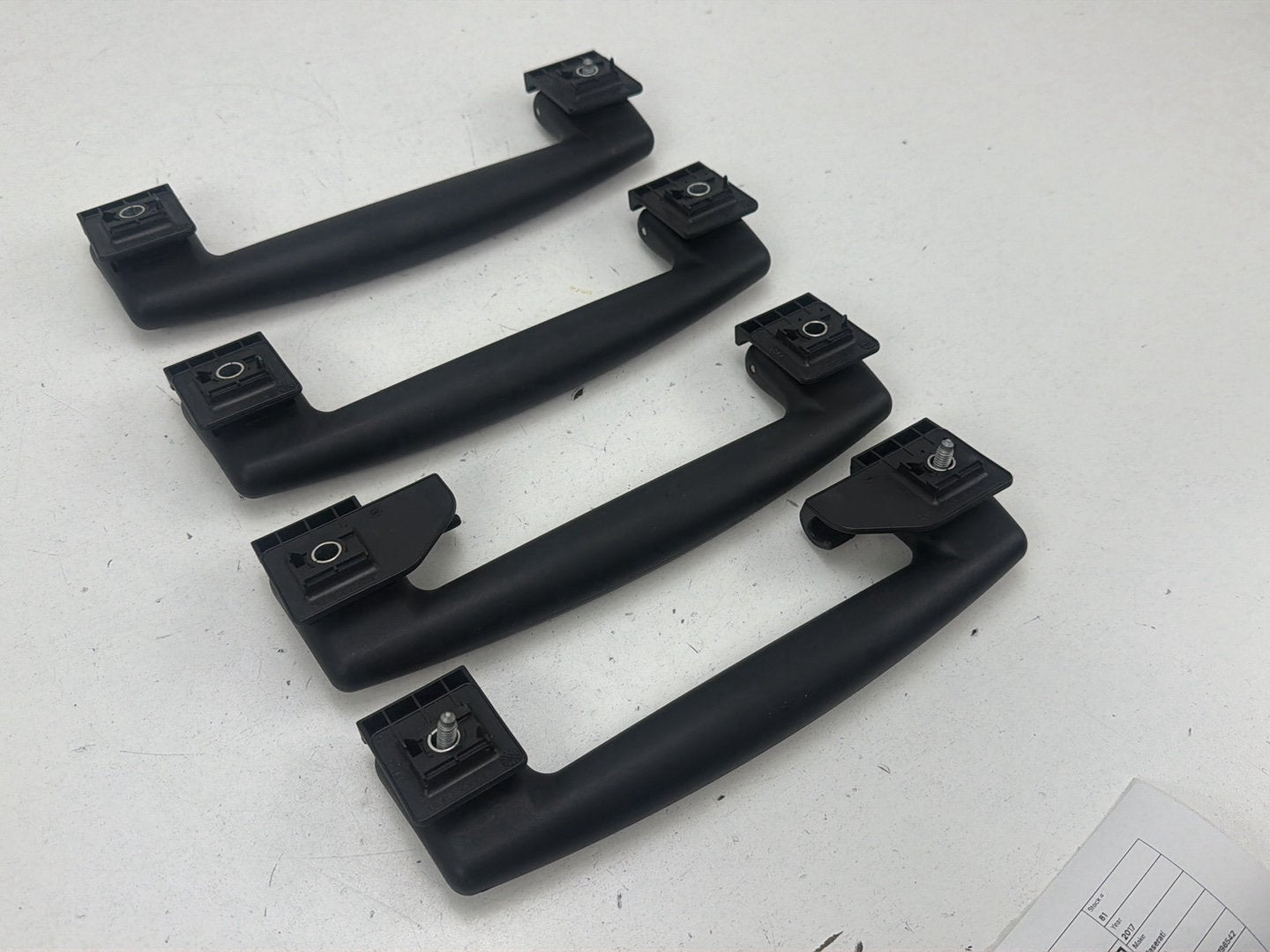 2014-2017 Maserati Ghibli Interior Roof Grab Grip Handle Pull Bar Set of 4 OEM