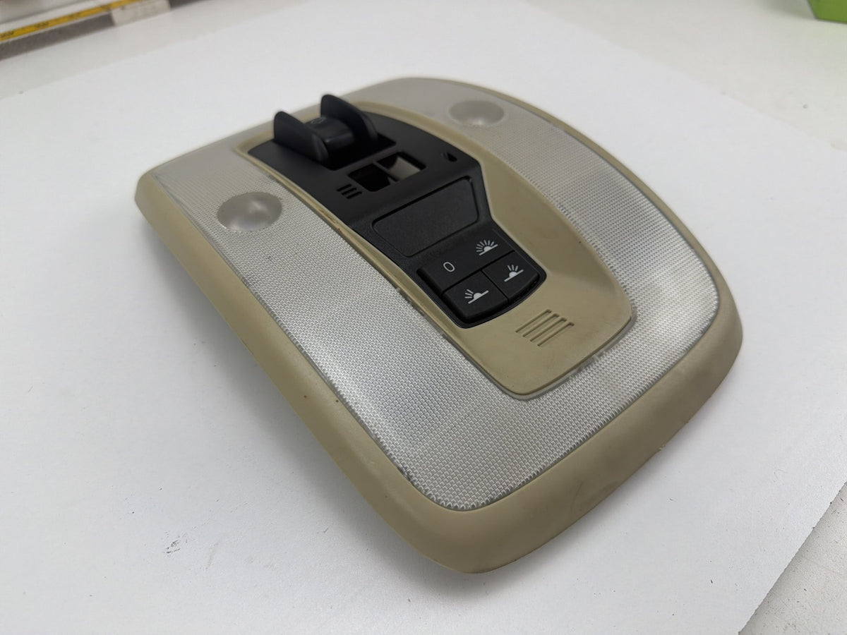 2011-2018 Volvo S60 Front Overhead Roof Map Dome Light Console Bezel Beige OEM