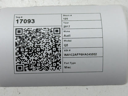 2013-2017 Audi Q5 Onboard Supply Body Control Module 8K0907063DF OEM