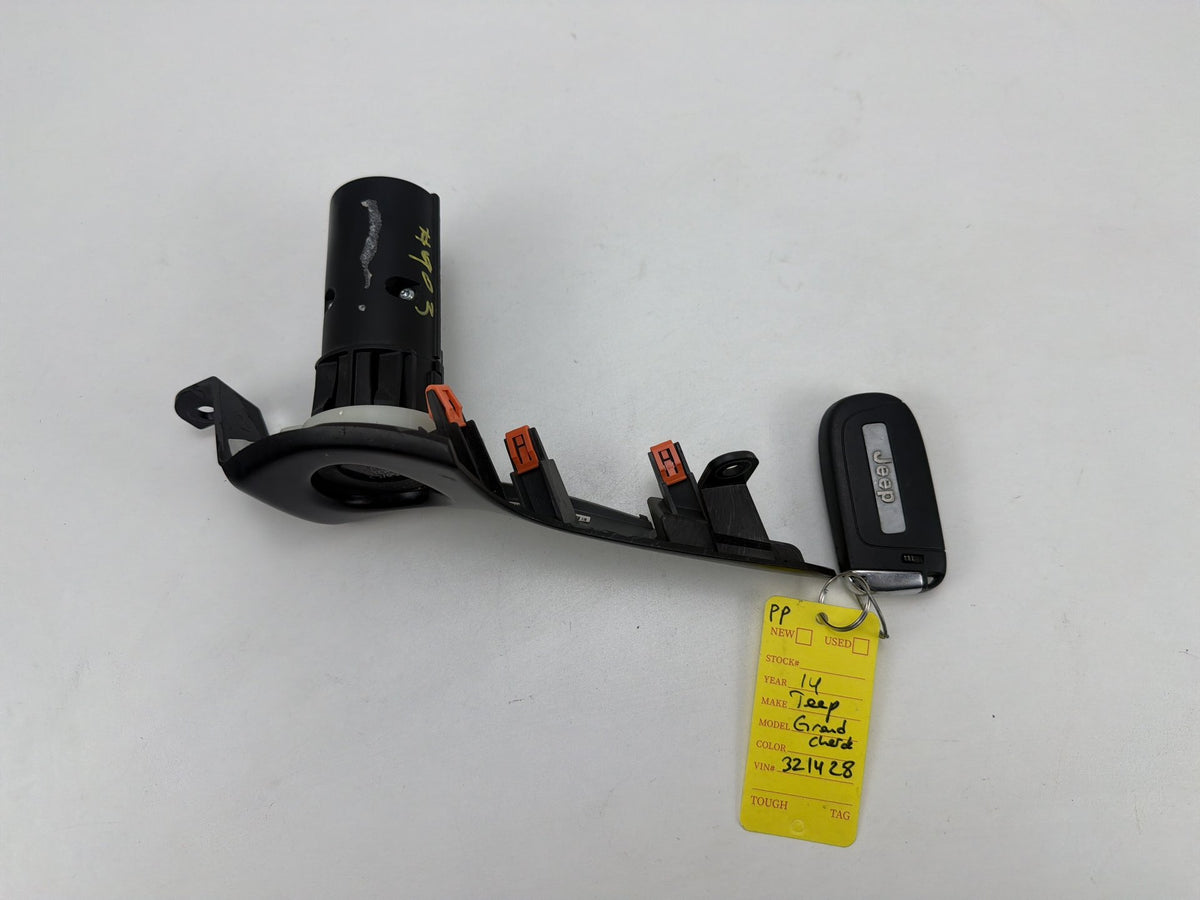 2014-2015 Jeep Grand Cherokee Engine Start Stop Ignition Switch Button w/Key OEM