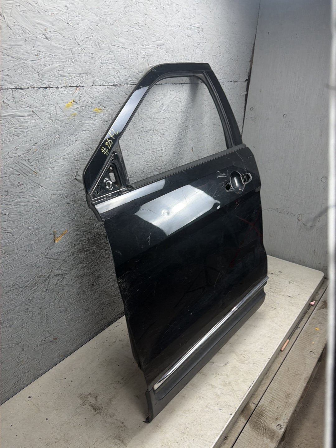 2011-2019 Ford Explorer Front Left Driver Side Door Shell Assembly Black OEM