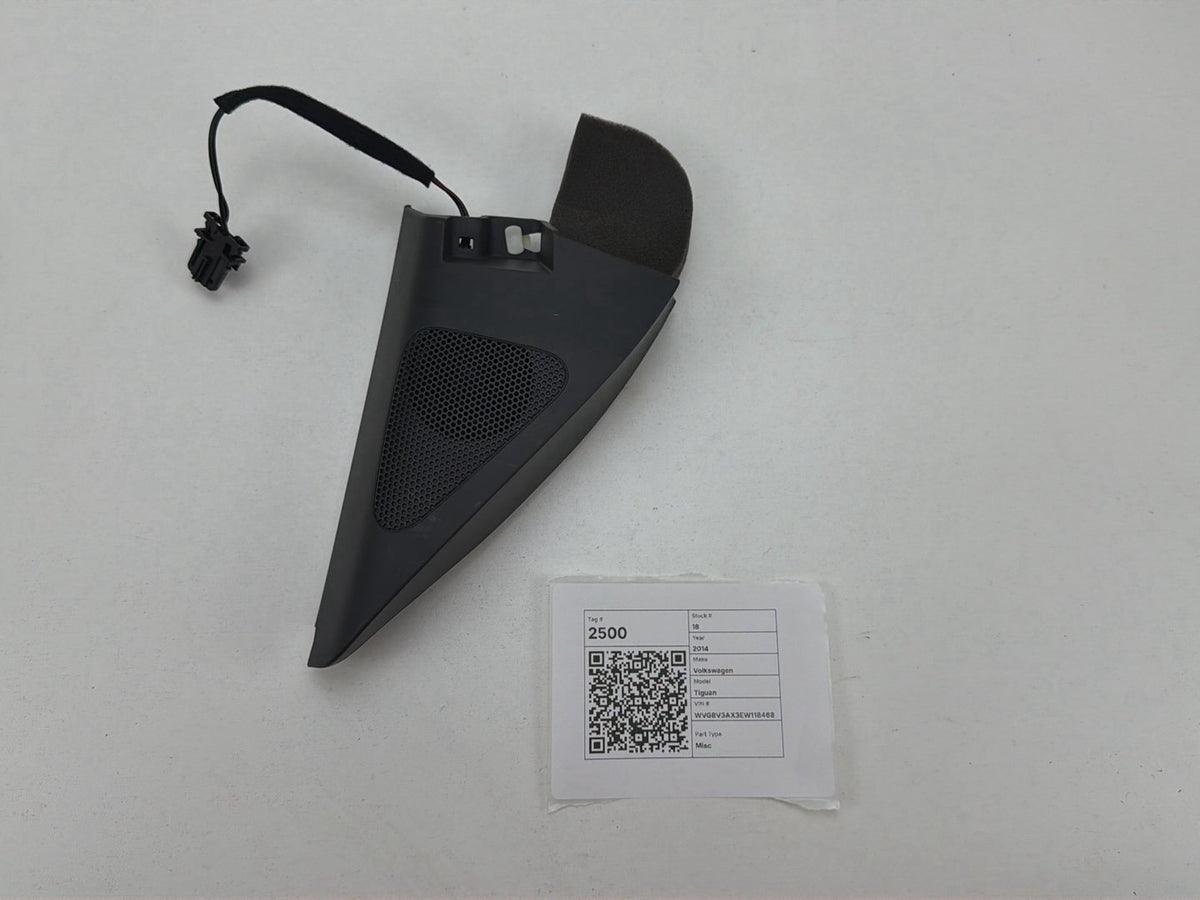 2013-2017 Volkswagen Tiguan Left Front Door Trim Speaker Pod 5N0035412A OEM
