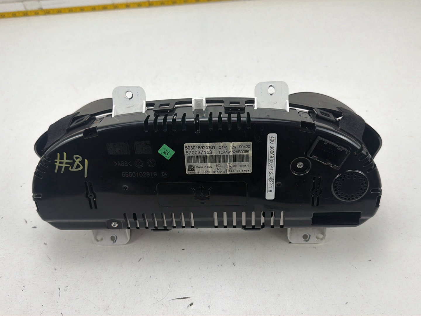 2014-2017 Maserati Ghibli Speedometer Instrument Gauge Cluster MPH 670037143 OEM