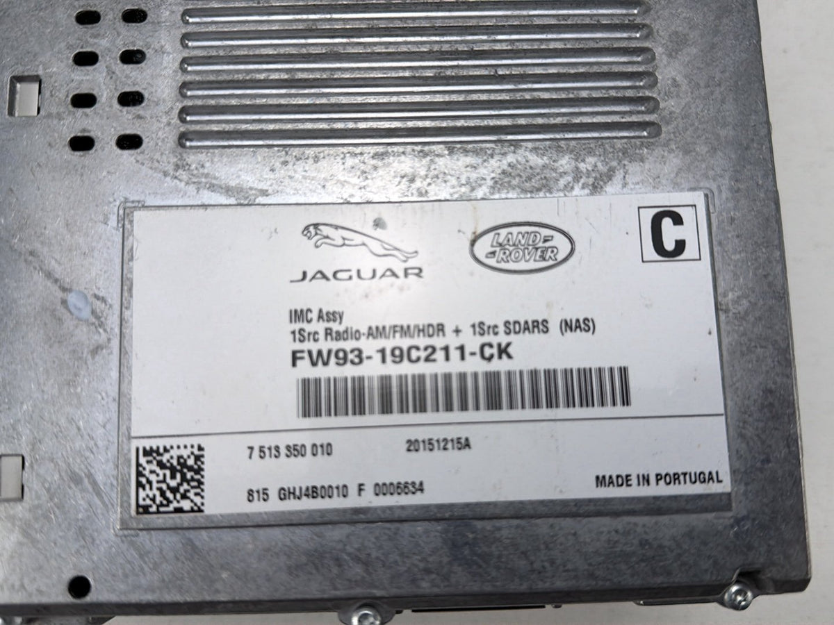 2016-2017 Jaguar XJ X351 Audio Equipment Radio Receiver FW93-19C211-CK OEM