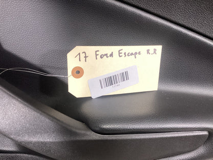 2013-2019 FORD ESCAPE REAR RIGHT PASSENGER SIDE COMLETE DOOR W/ DOOR PANEL OEM.