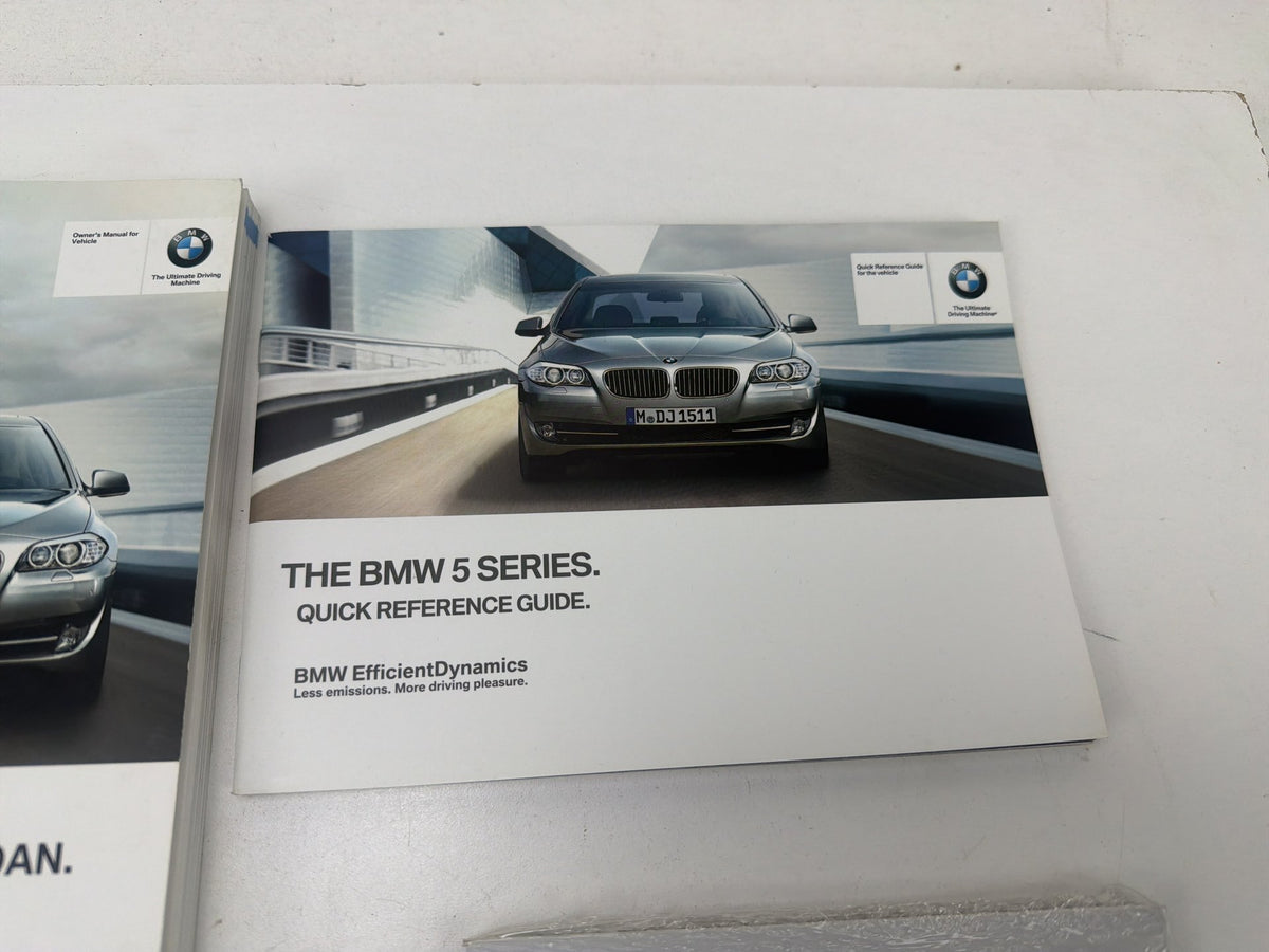 2011-2013 BMW 550i xDrive F10 Owner's Manual Kit OEM