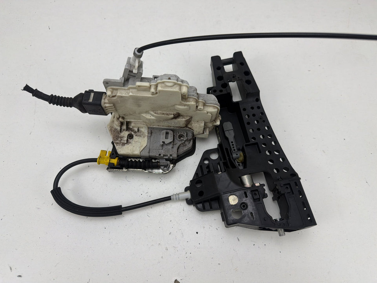 2012-2018 Audi A7 Left Rear Door Lock Actuator w/ Handle Bracket 4G0839015A OEM