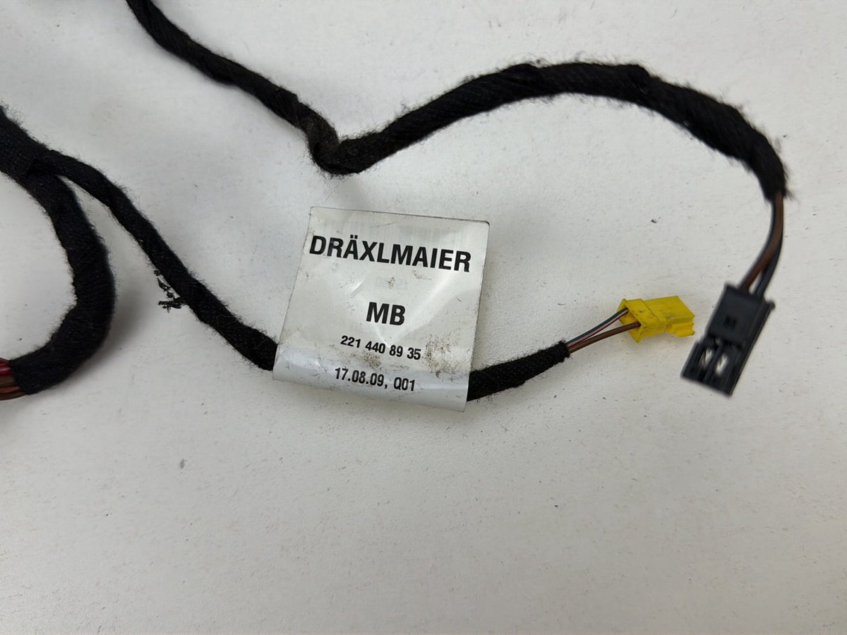 2007-2013 Mercedes-Benz S-Class W221 Rear Left Side Door Wire Wiring Harness OEM