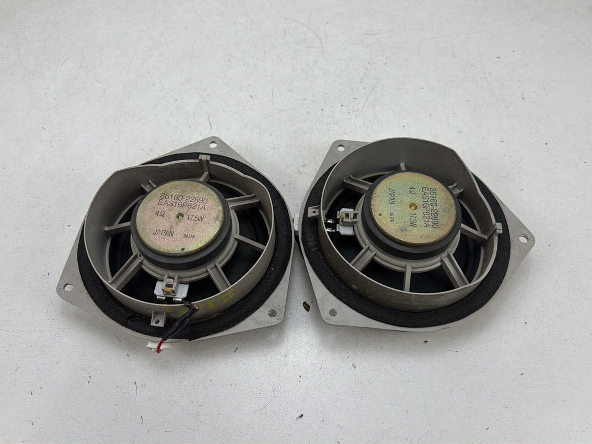 2003-2005 Toyota 4Runner Rear Left & Right Side Door Audio Speaker Set of 2 OEM