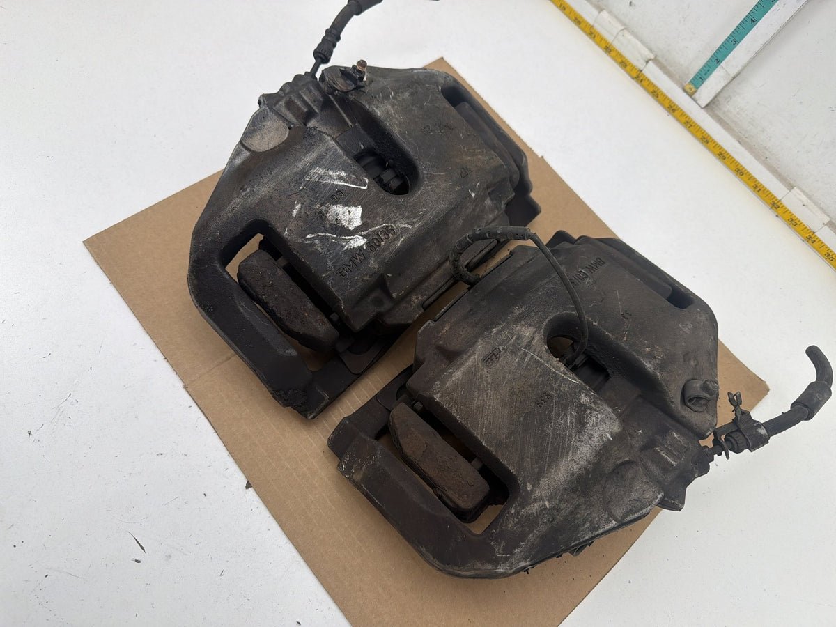 2014-2016 BMW 550i 4.4L Front Left & Right Side Brake Caliper Pair OEM