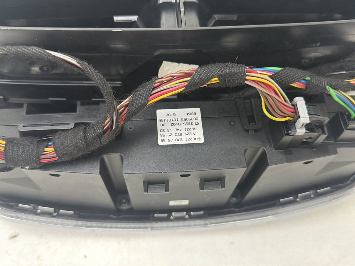 2007-2013 Mercedes-Benz S500 S-Class W221 Wood Dash Center Air Vent Trim Panel OEM