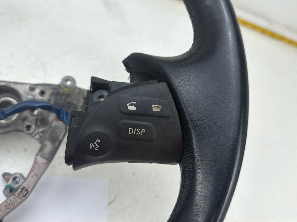 2007-2009 Lexus ES350 S190-Wood Leather Steering Wheel Cruise Controls OEM