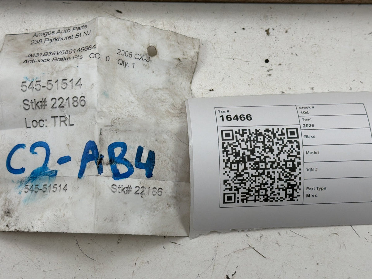 2008-2009 Mazda CX-9 ABS Anti-Lock Brake Pump Module TD74 43 7A0 B OEM