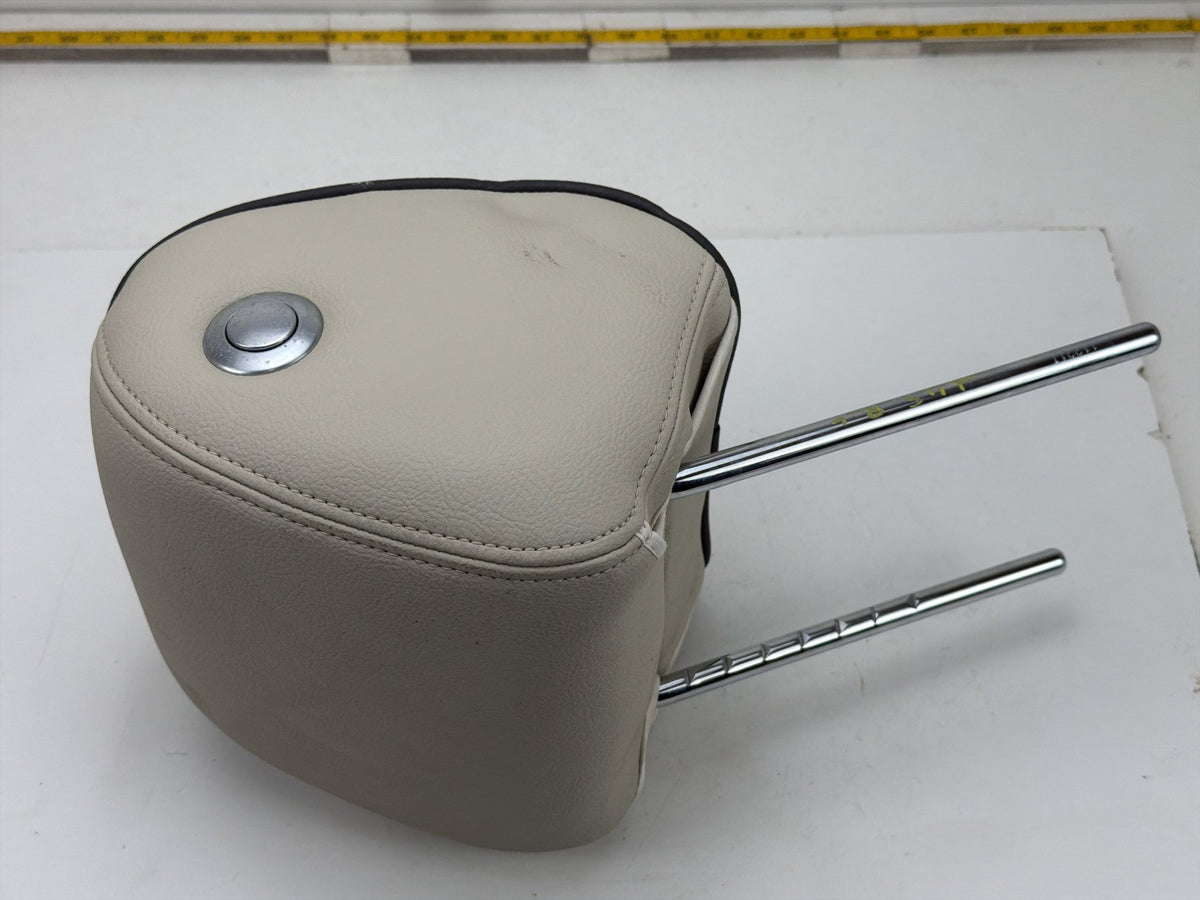 2010-2012 Land Rover Range Rover Rear Left Side Seat Headrest Beige Leather OEM