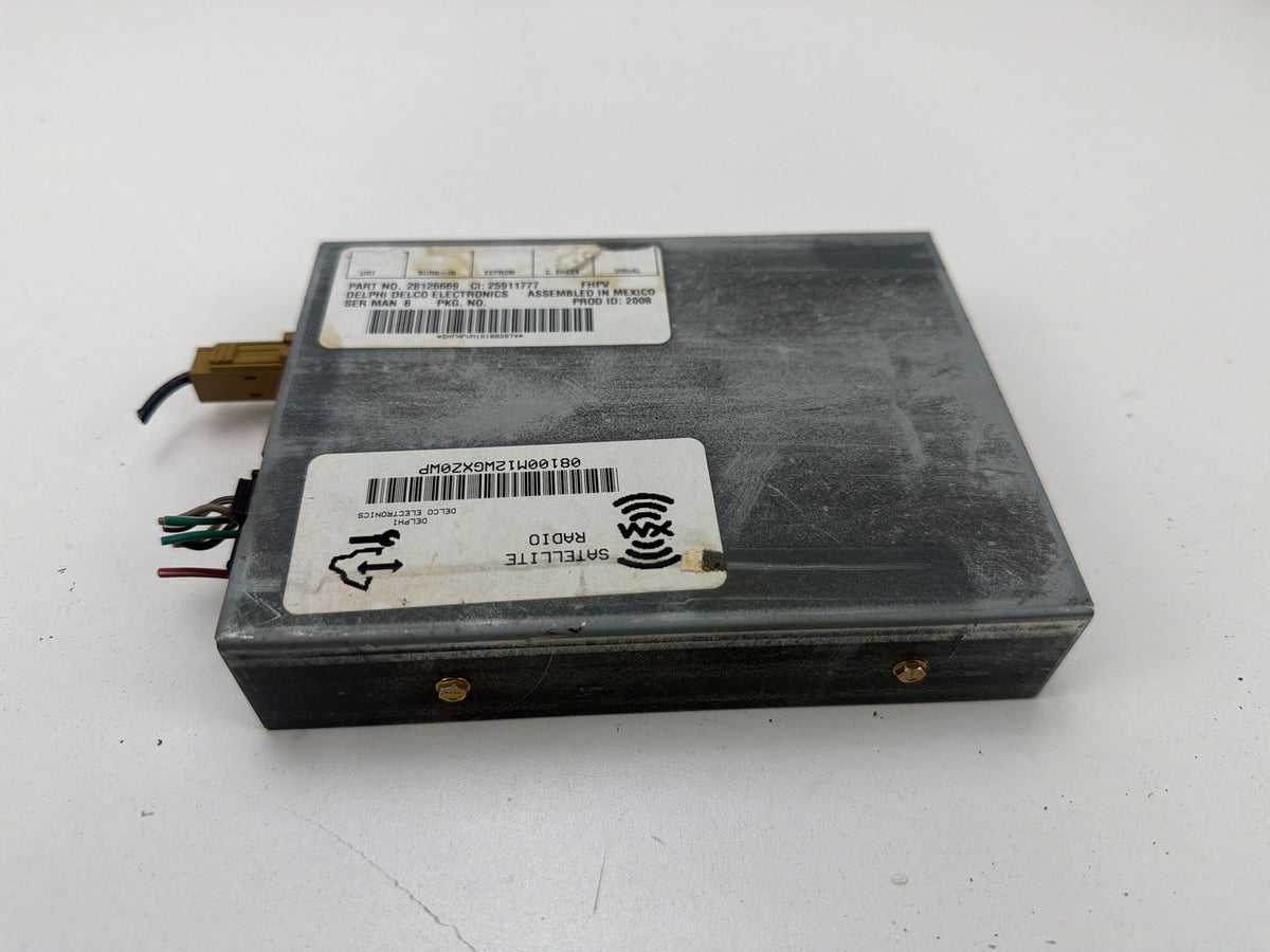 2008 GMC Yukon XL 1500 Satellite Radio Receiver Control Module 28126669 OEM
