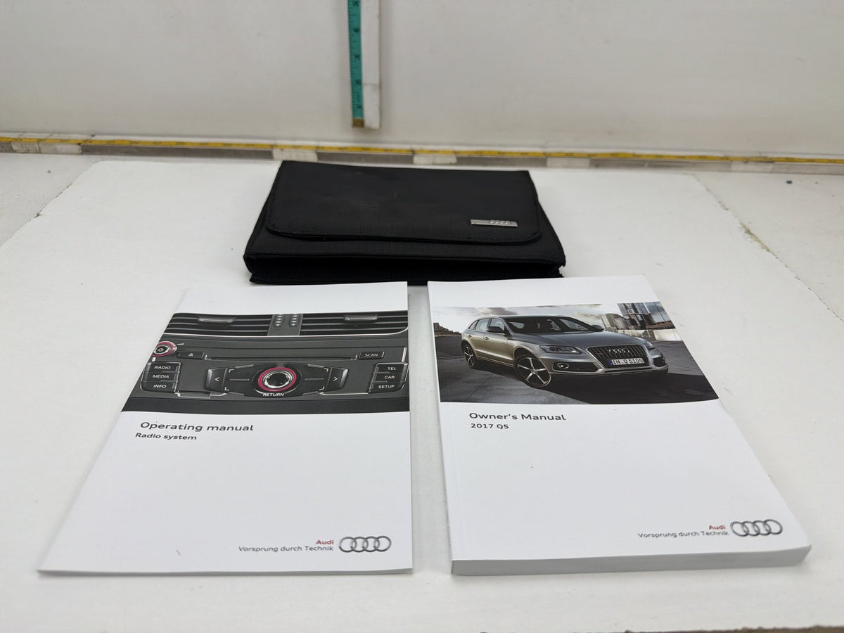 2017 Audi Q5 8R Owners Manual Handbook Set with Case OEM