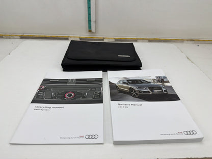 2017 Audi Q5 8R Owners Manual Handbook Set with Case OEM