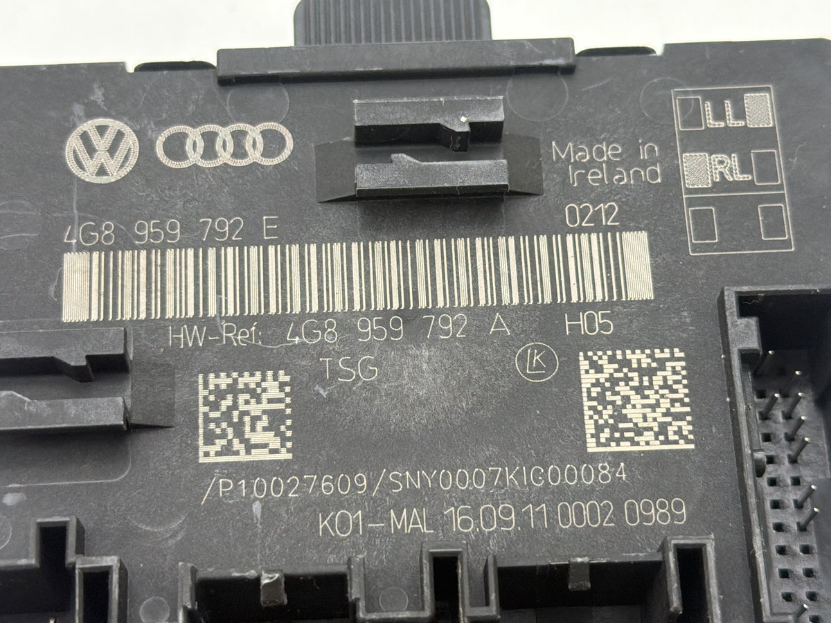 2012-2018 Audi A7 Quattro Front Right Passenger Side Door Control Module OEM