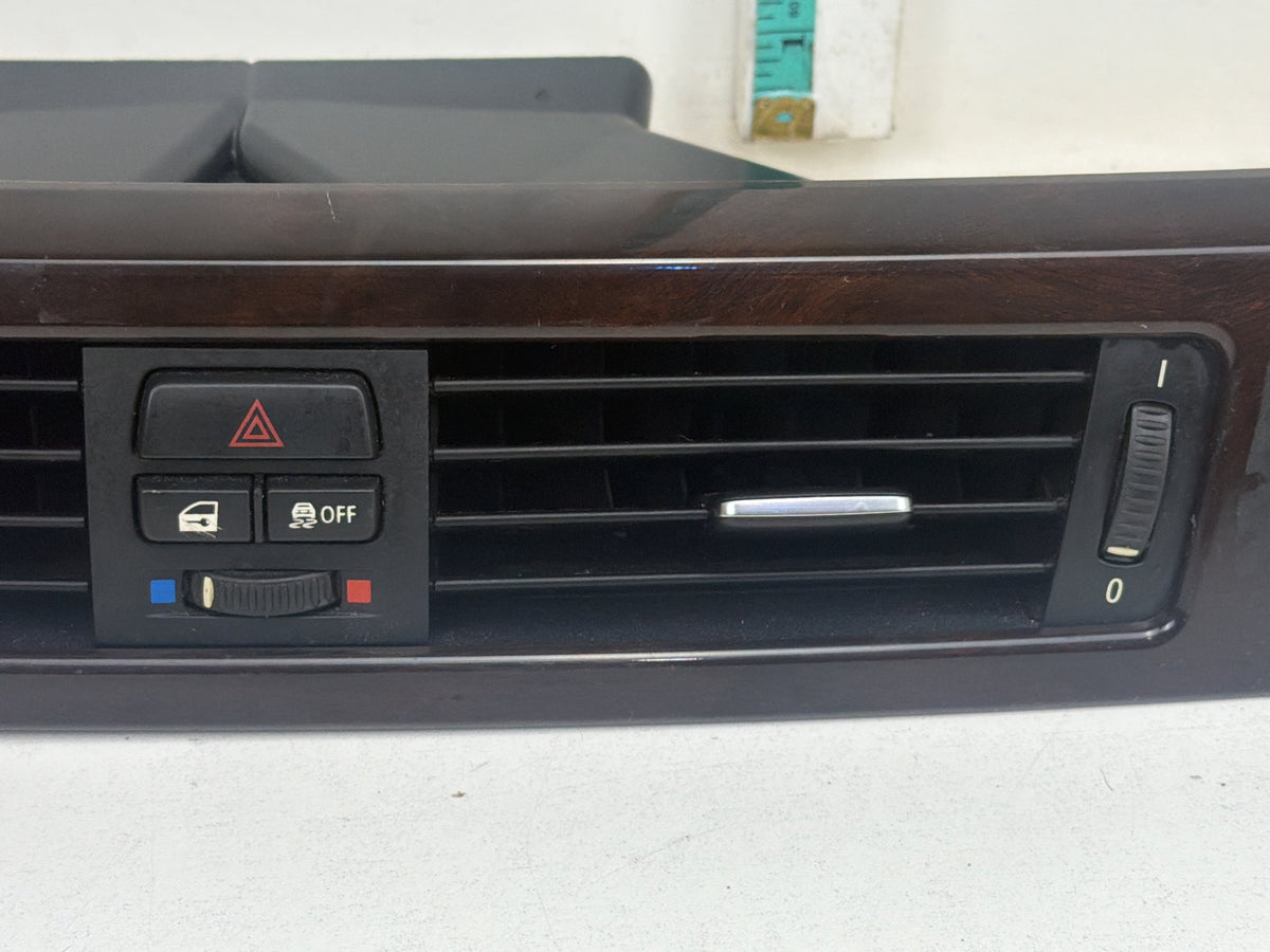 2009-2011 BMW 335i xDrive Center Dash Molding Trim Panel w/ Air Vents OEM