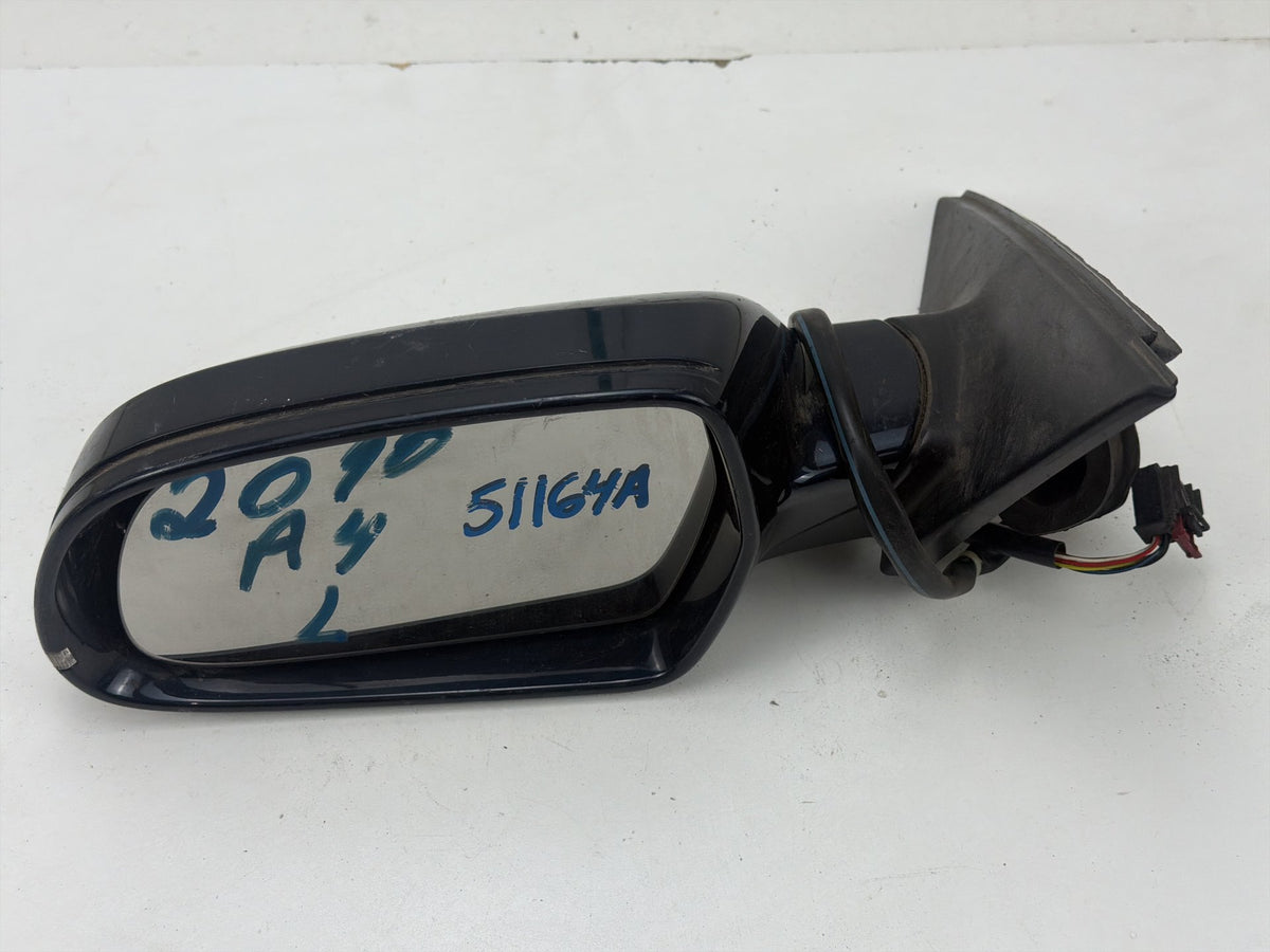 2009-2011 Audi A4 Front Left Driver Side View Power Door Mirror E11021053 OEM