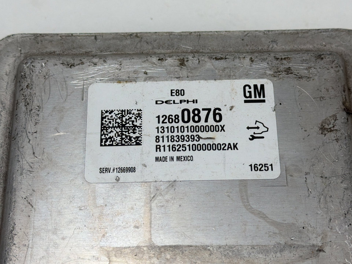 2016-2017 Chevrolet Malibu Engine Computer Module Unit ECU ECM 12680876 OEM