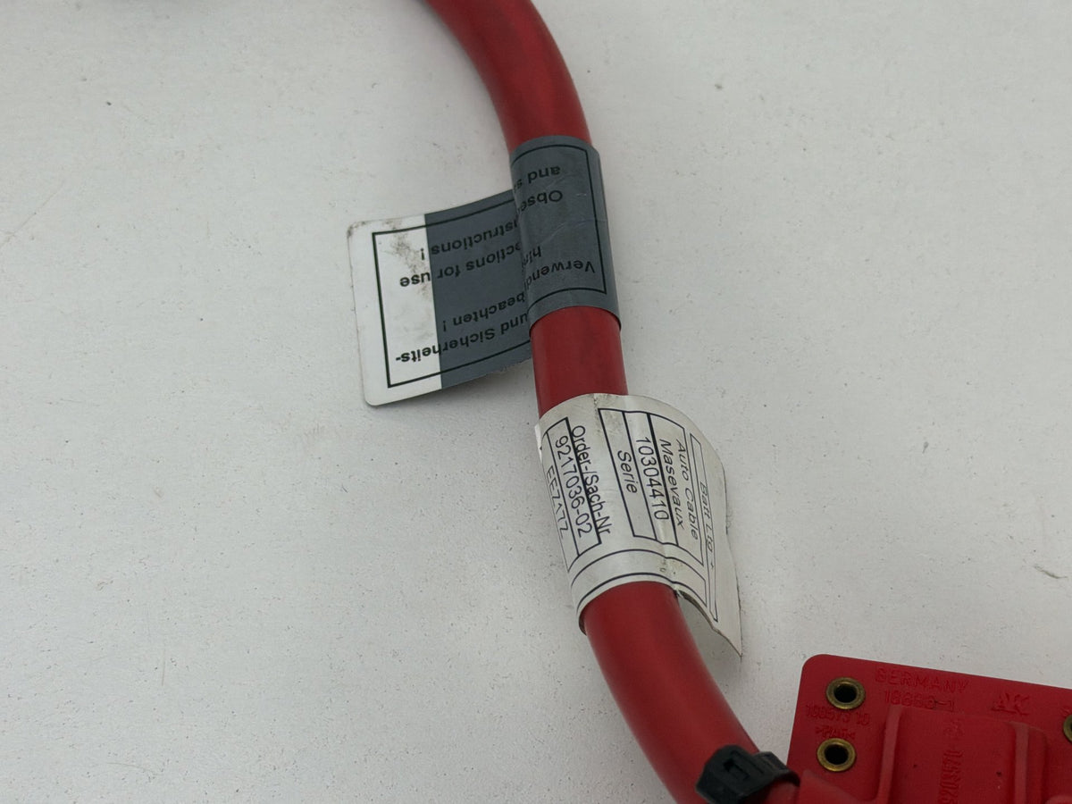 2011-2013 BMW 550i xDrive F10 Positive Battery Safety Cable 61129217036 OEM