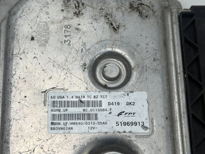 2014-2015 Fiat 500 Front Engine Computer Brain Control Module ECU 51969913 OEM