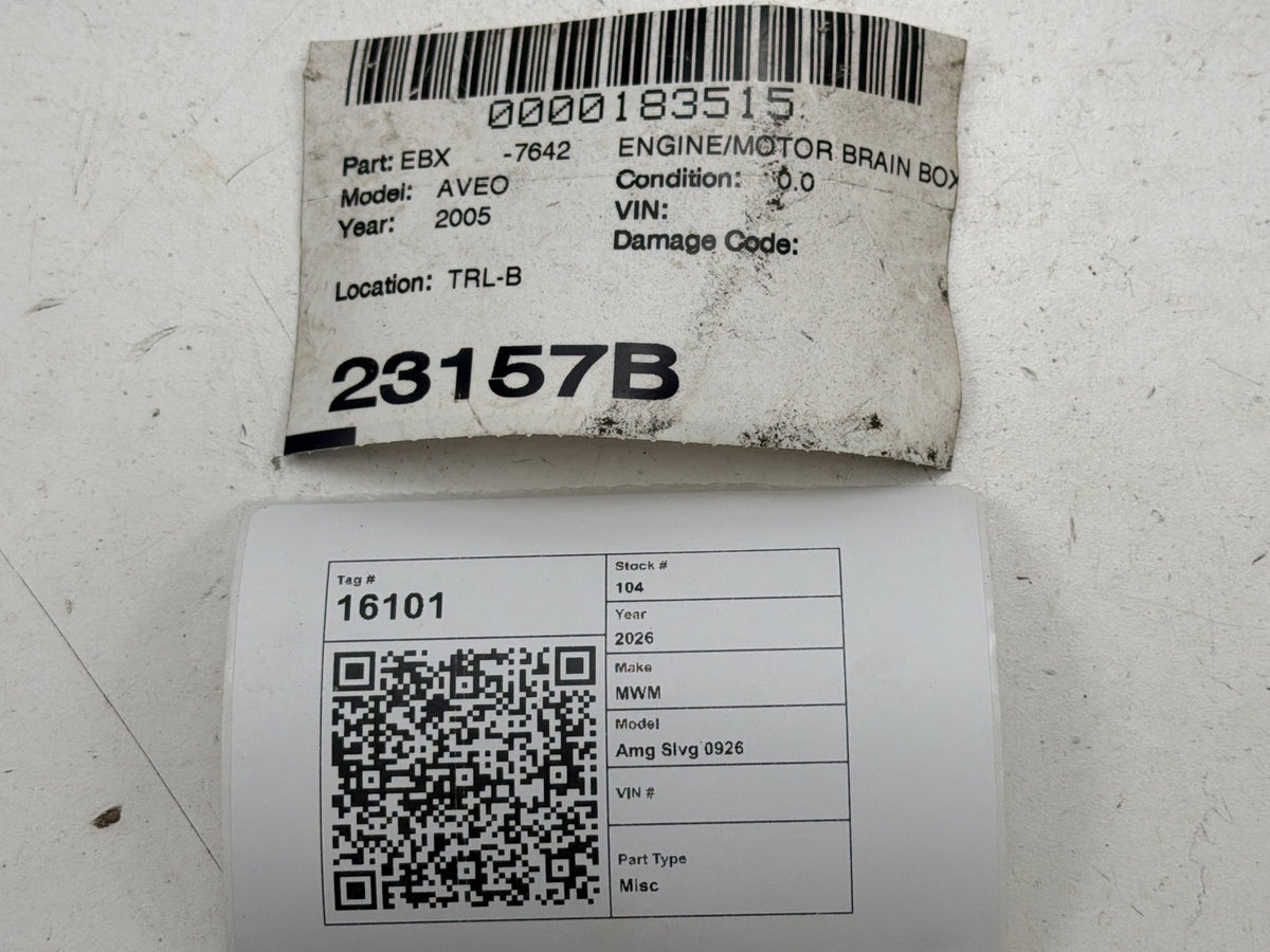 2004-2006 Chevrolet Aveo Engine Control Module ECM ECU 96499747 OEM