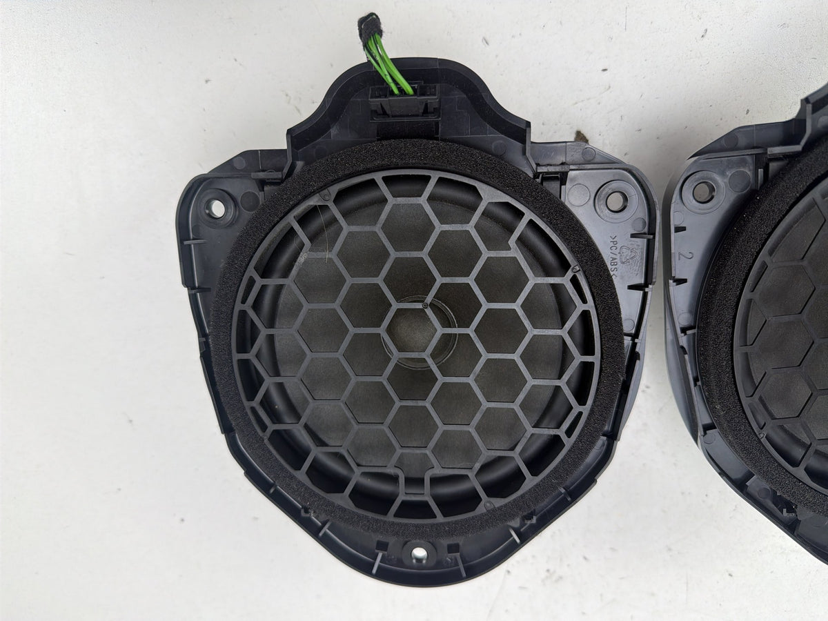 2015-2020 Audi A3 S3 Rear Door Panel Audio Loudspeakers Pair Set 8V035411B OEM