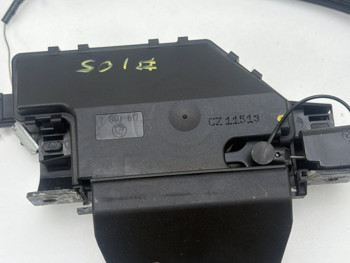 2009-2013 BMW 335i xDrive Trunk Lid Lock Latch Actuator w/ Release Cable OEM