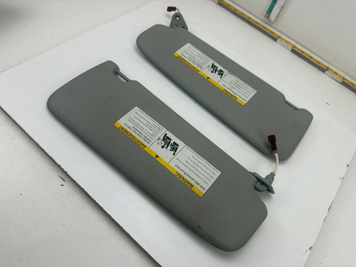 2009-2011 BMW 335i xDrive Front Right & Left Side Sun Visor Pair OEM