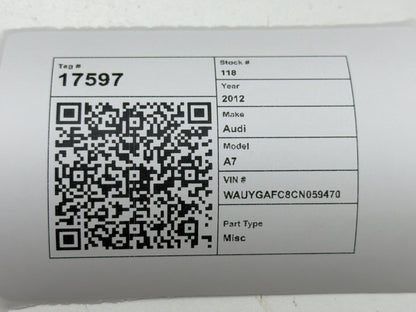 2012-2018 Audi A7 4G Body Comfort Anti Theft Keyless Entry Access Control Module