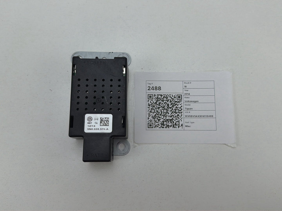 2013-2015 Volkswagen Tiguan Antenna Noise Control Suppressor Module 5N0.035.570.A OEM