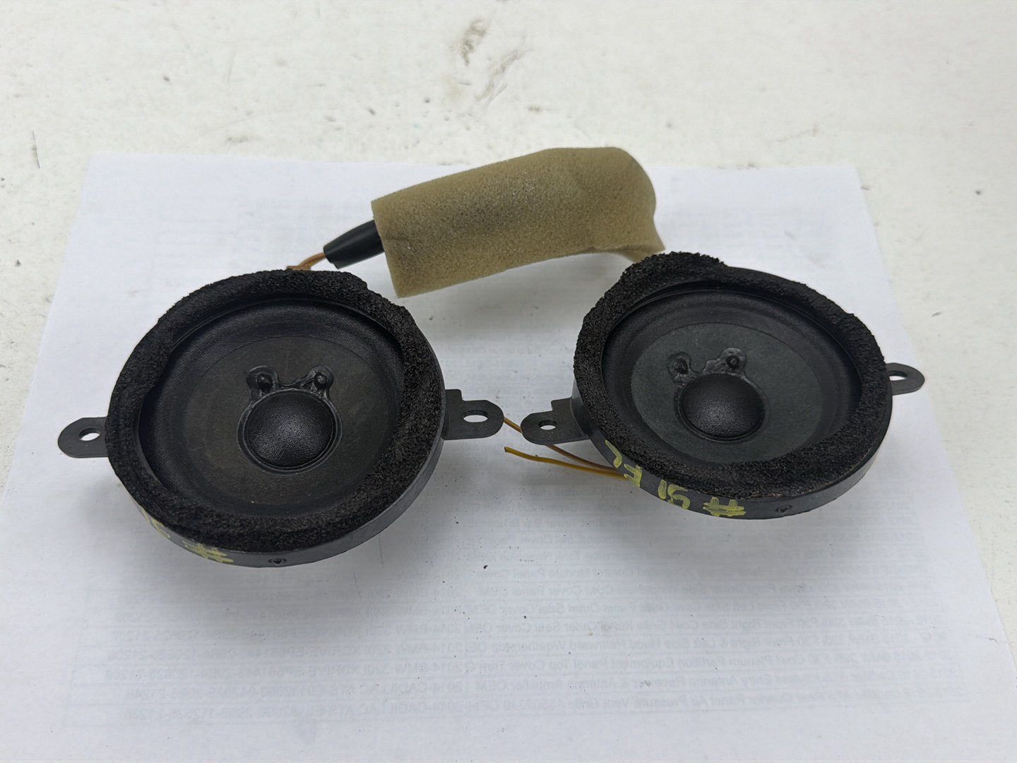 2014-2021 Infiniti Q50 Front Right/Left Bose Twiddle Speaker OEM