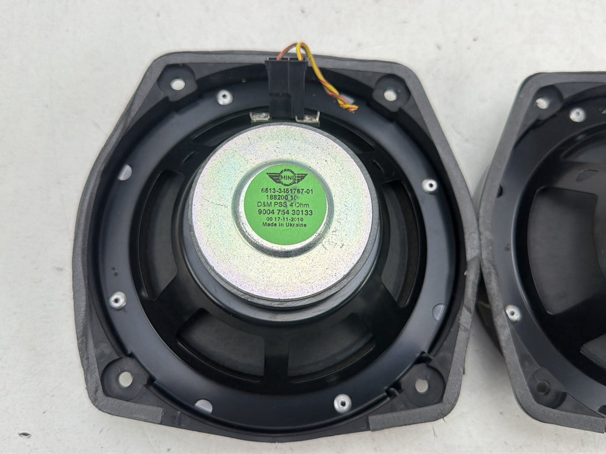 2007-2013 Mini Cooper S Convertible Rear LH/RH Side Speakers 6513-3451767-01 OEM