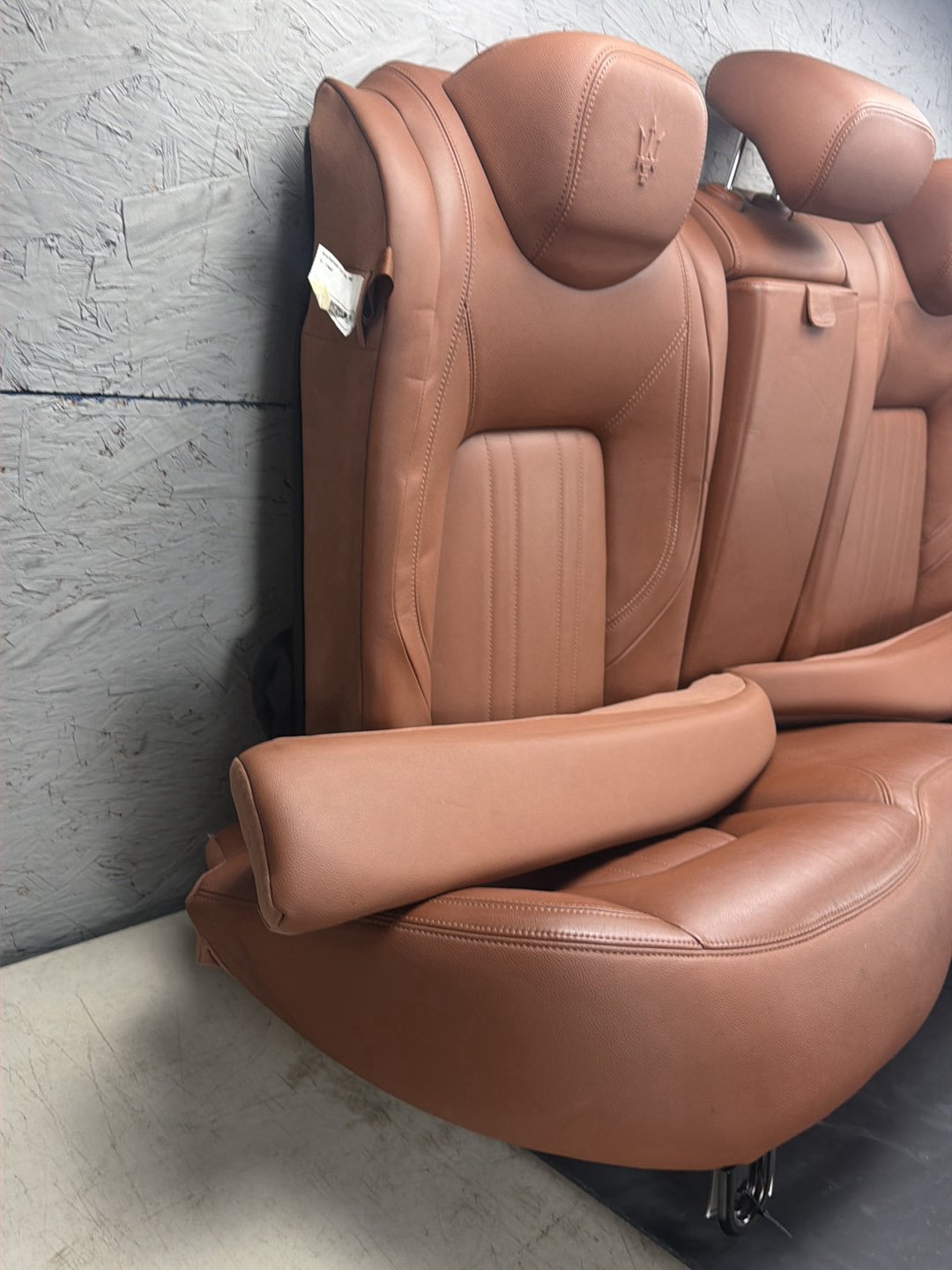 2014-2020 Maserati Ghibli Front & Rear Convertible Seat Set Merino Orange OEM