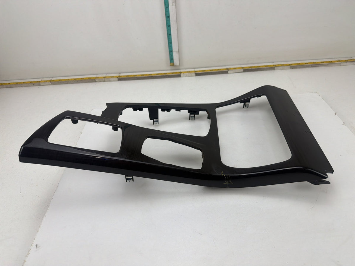 2011-2016 BMW 550i xDrive Center Console Shifter Media Wood Trim Cover OEM